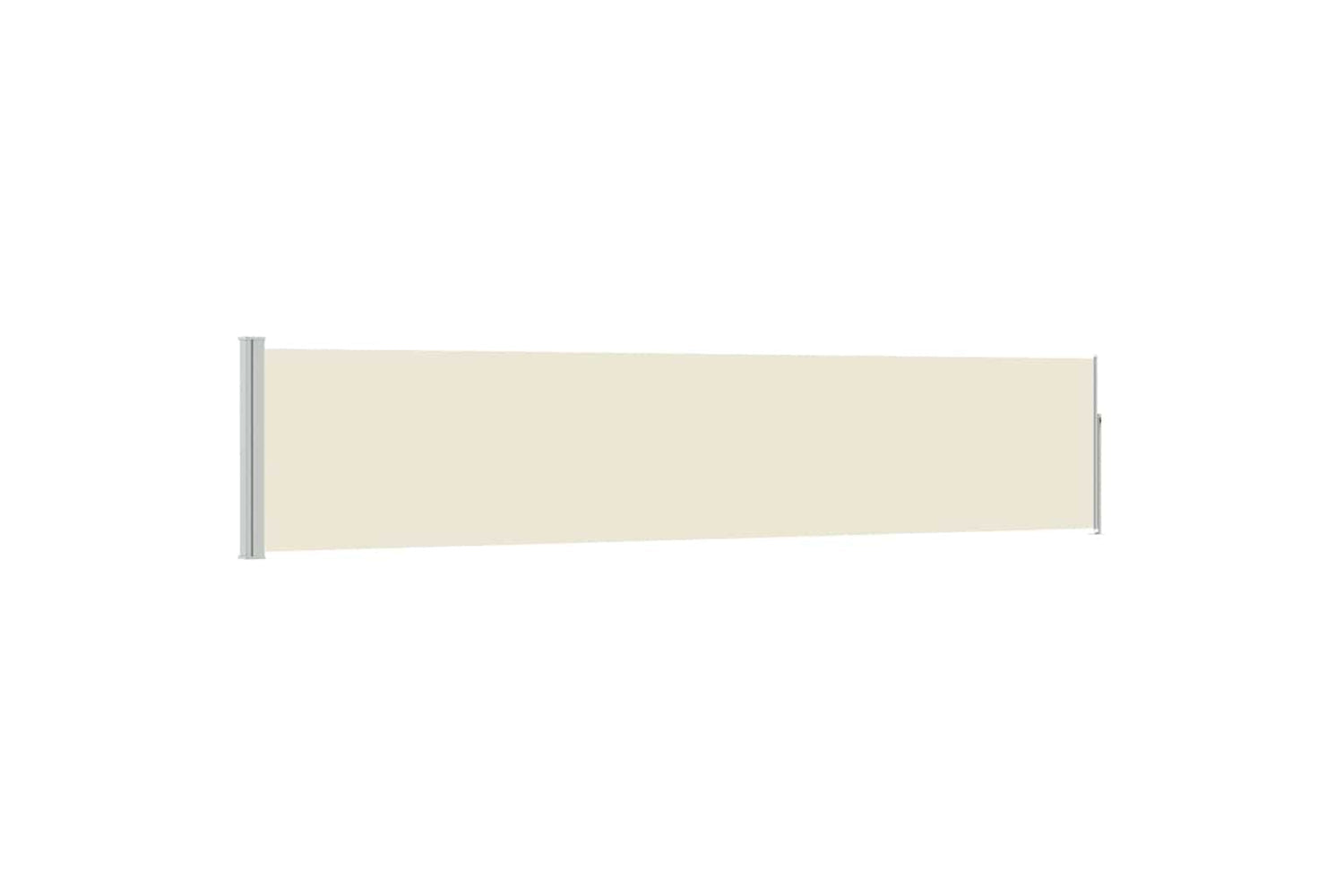 vidaXL 48383 Patio Retractable Side Awning 100x500cm Cream