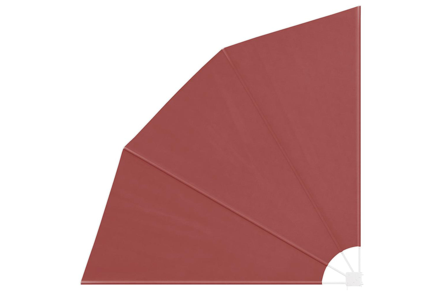 vidaXL 41579 Collapsible Balcony Side Awning Terracotta 210x210cm