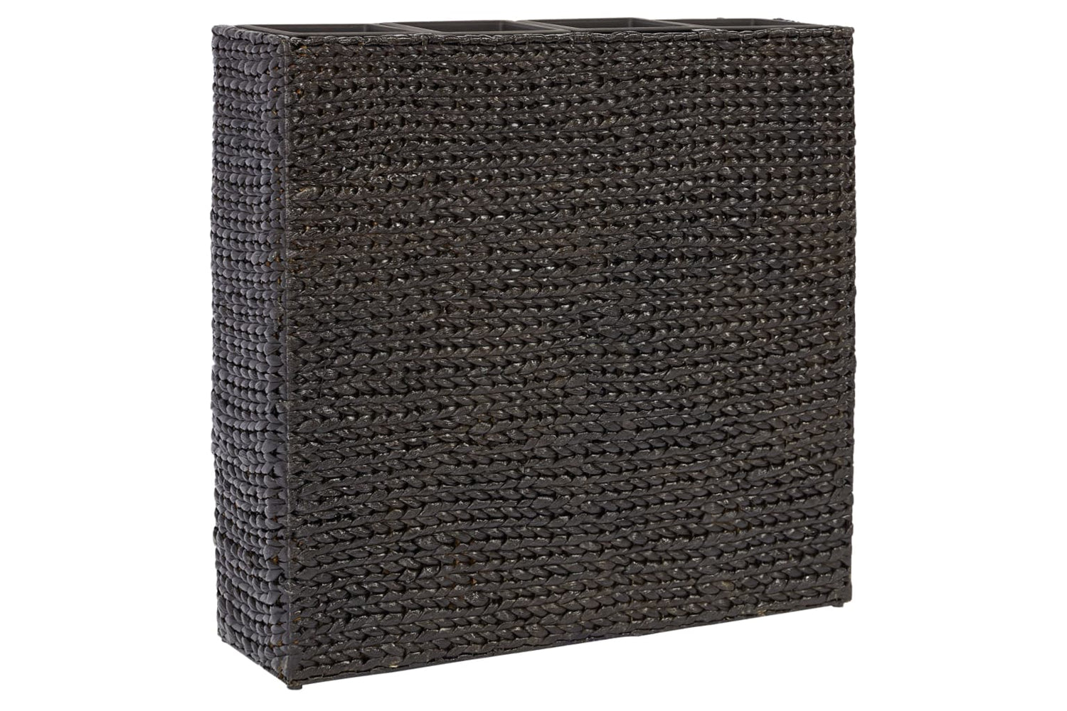 Vidaxl Raised Bed With 4 Pots Water Hyacinth Black