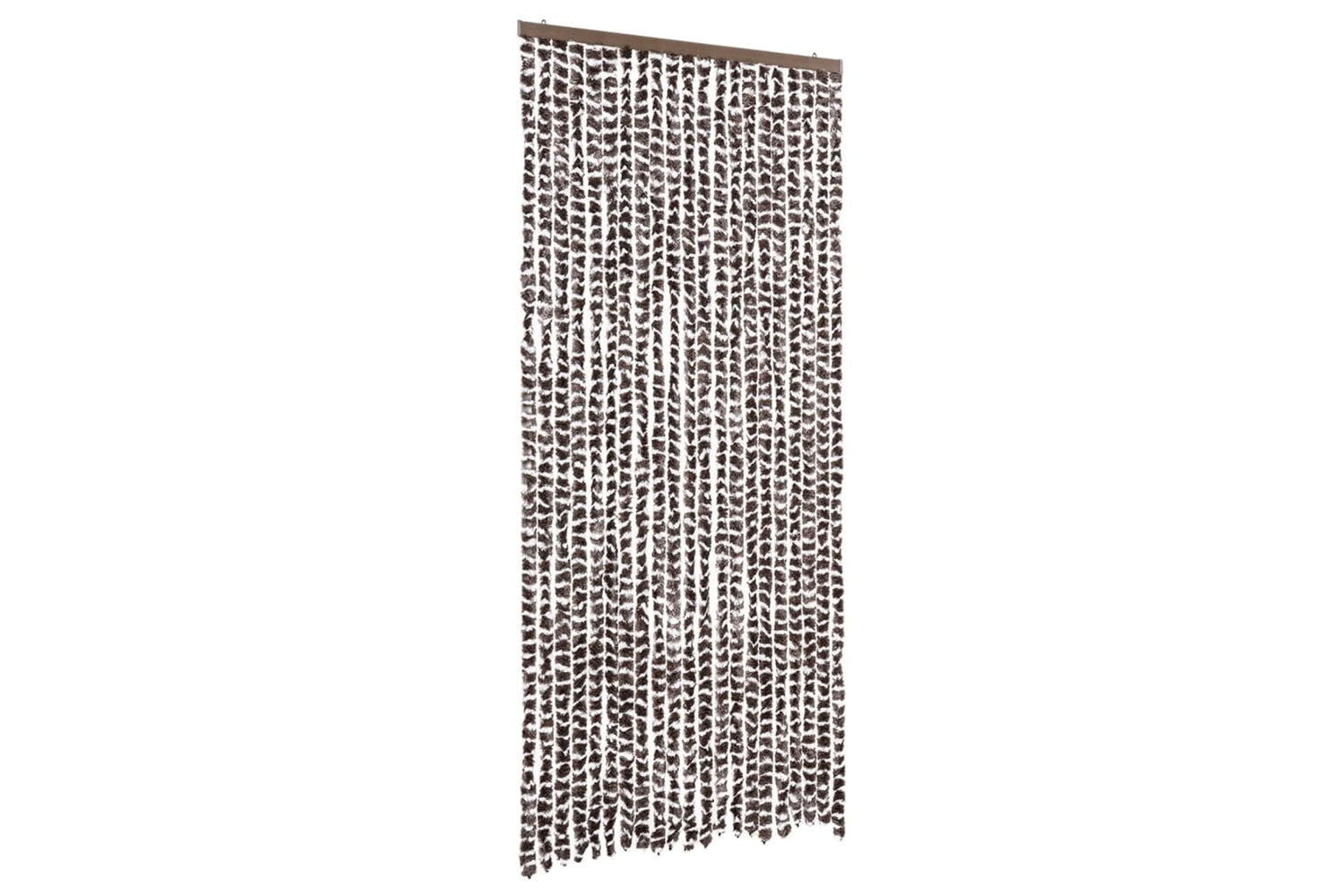 vidaXL Insect Curtain Brown And White 90x220cm Chenille