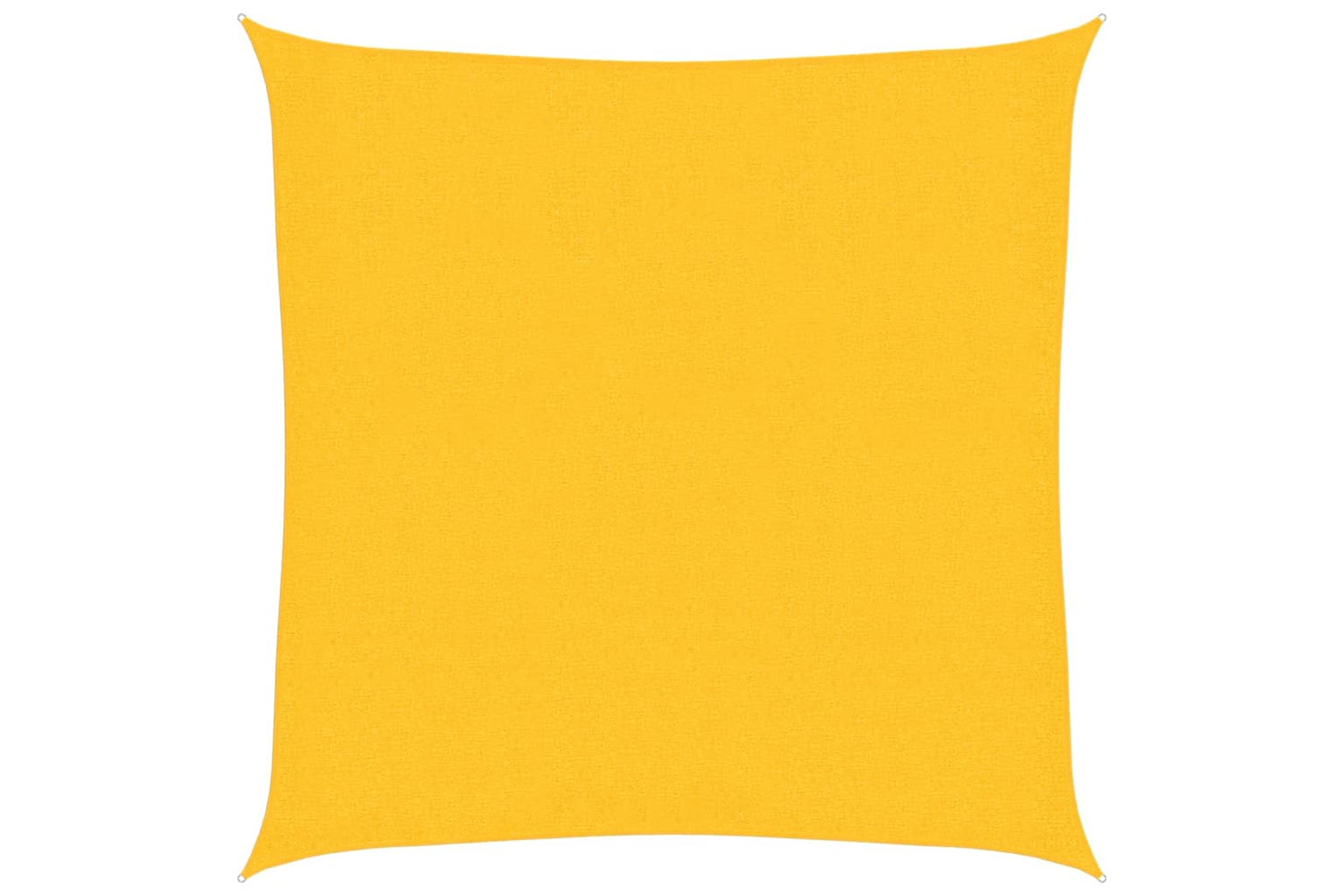 vidaXL 311548 Sunshade Sail 160 G/mÂ² Yellow 2.5x2.5 M Hdpe