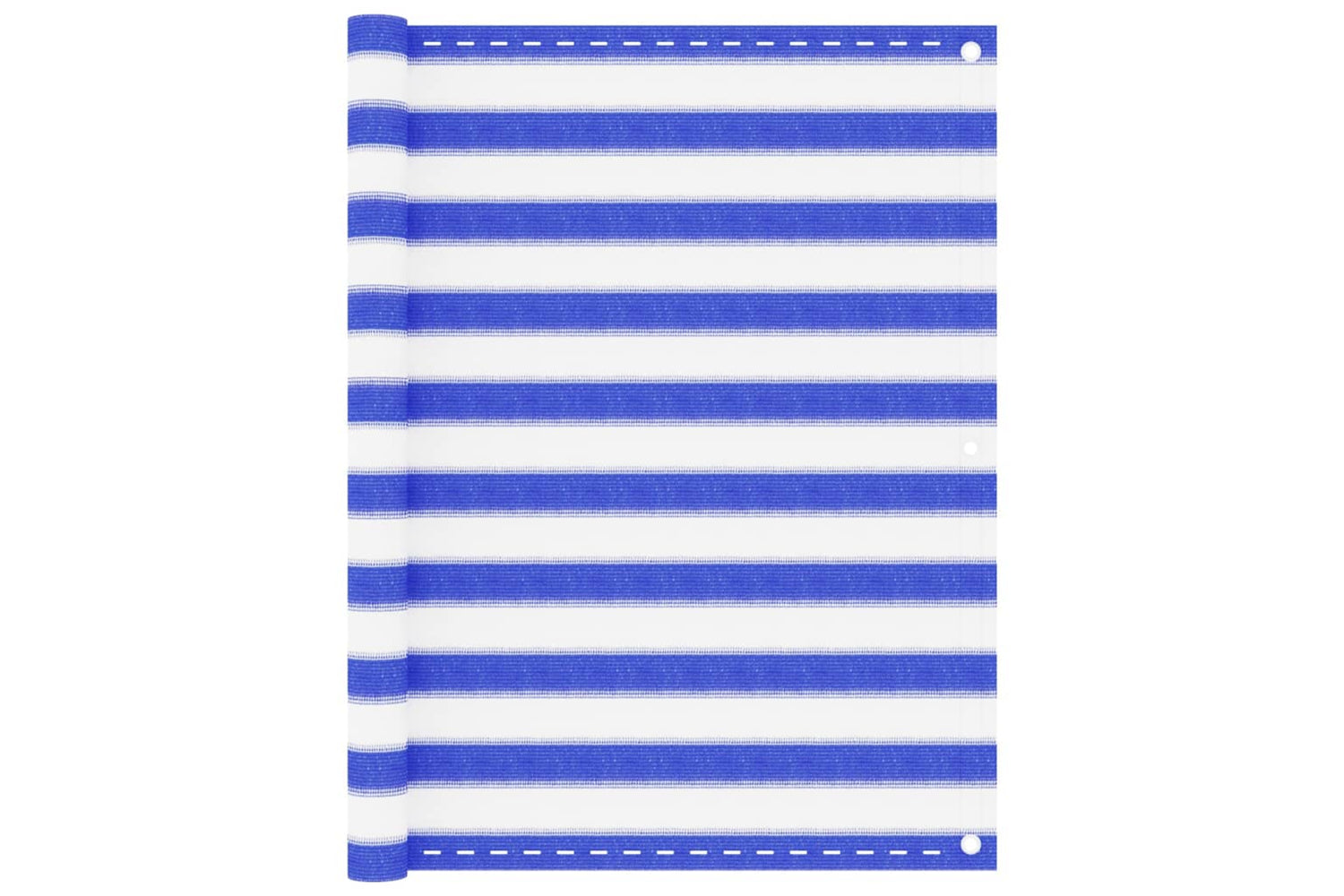 vidaXL 310893 Balcony Screen Blue And White 120x400cm Hdpe