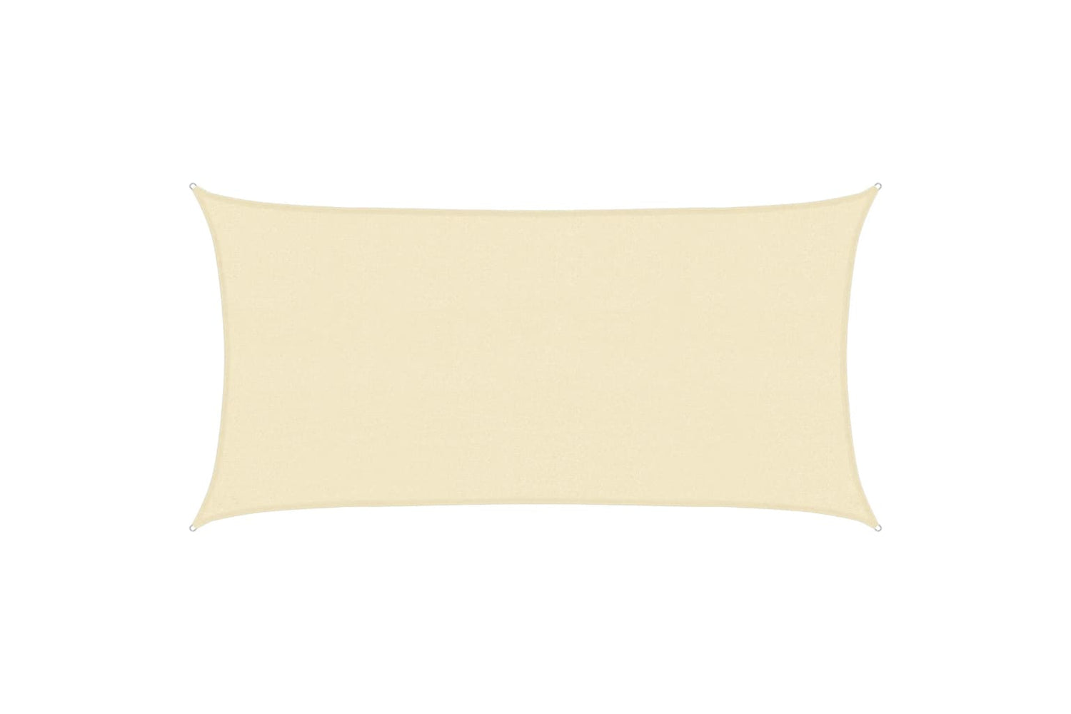 vidaXL 311180 Sunshade Sail 160 G/mÂ² Cream 2.5x4.5 M Hdpe