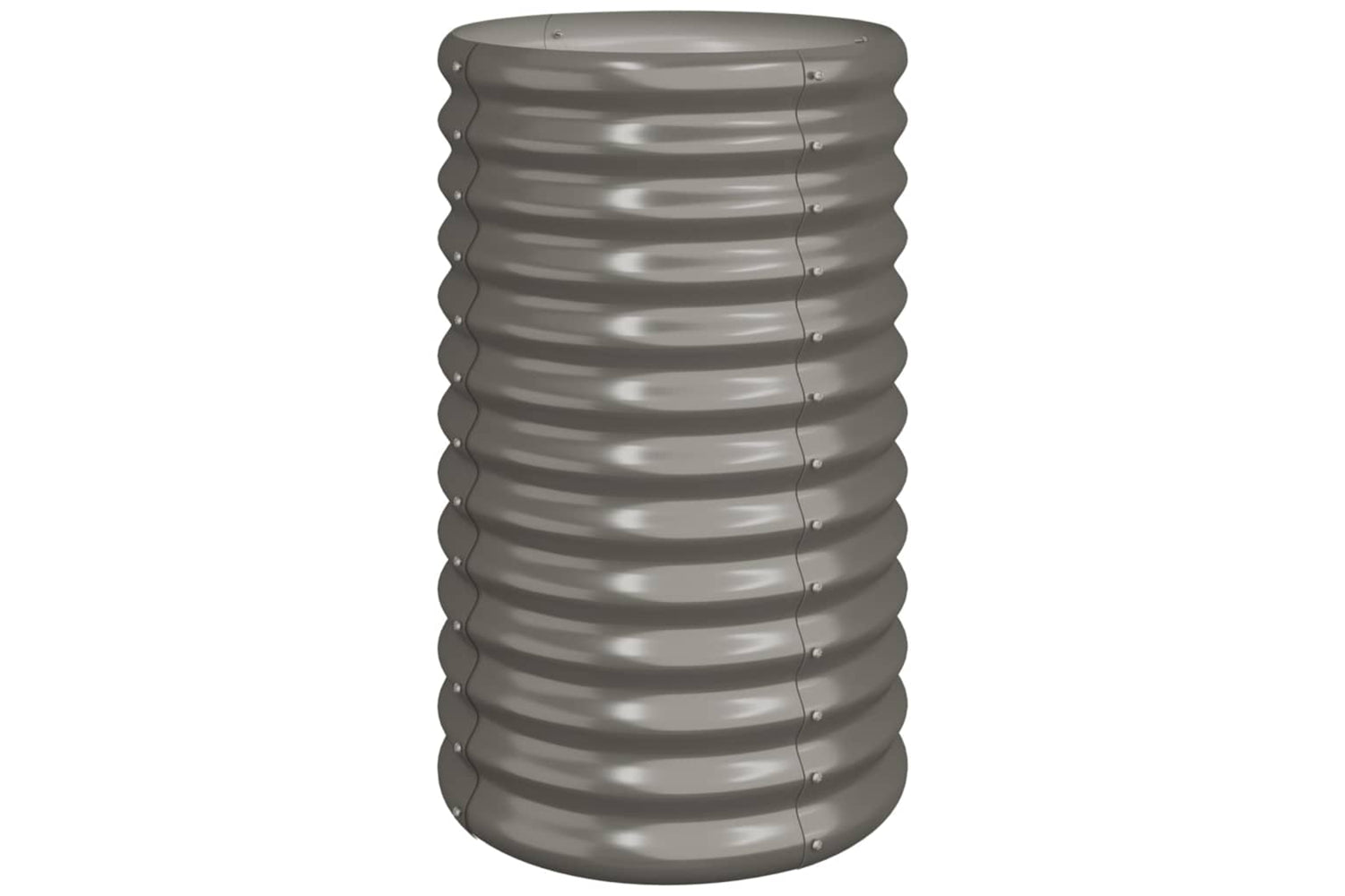 vidaXL 318849 Garden Planter Powder-coated Steel 40x40x68cm Grey
