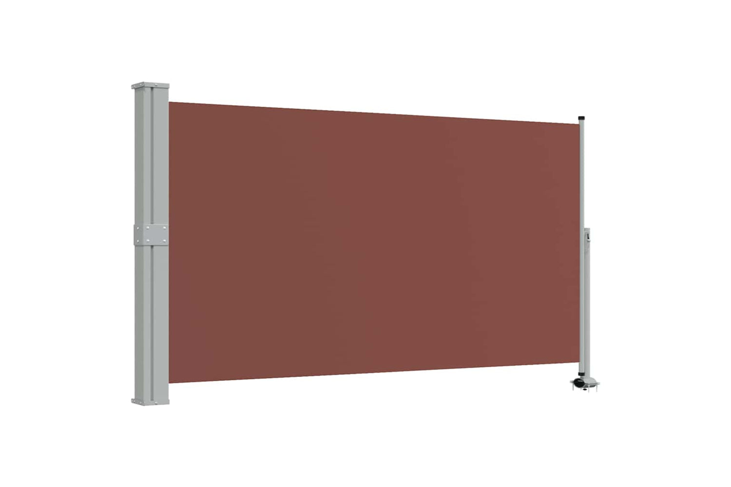 vidaXL Patio Retractable Side Awning 140 X 300cm Brown