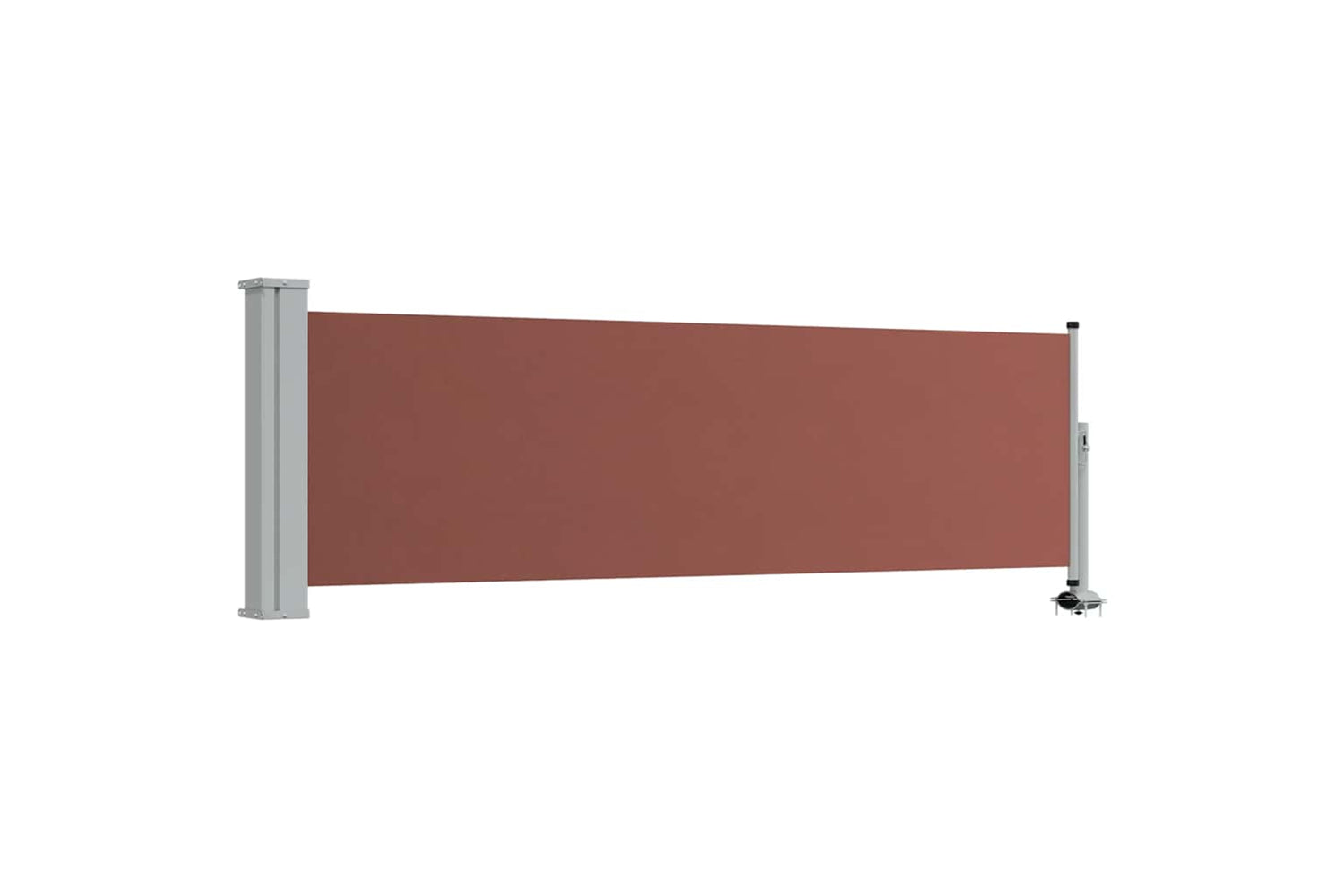 vidaXL 48361 Patio Retractable Side Awning 80x300cm Brown