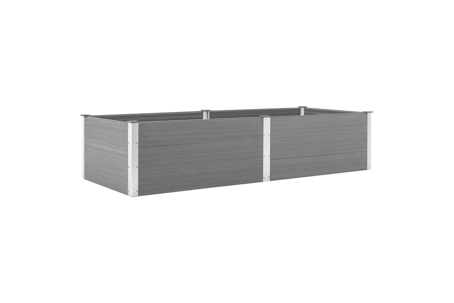 vidaXL 49059 Garden Raised Bed 250x100x54cm Wpc Grey