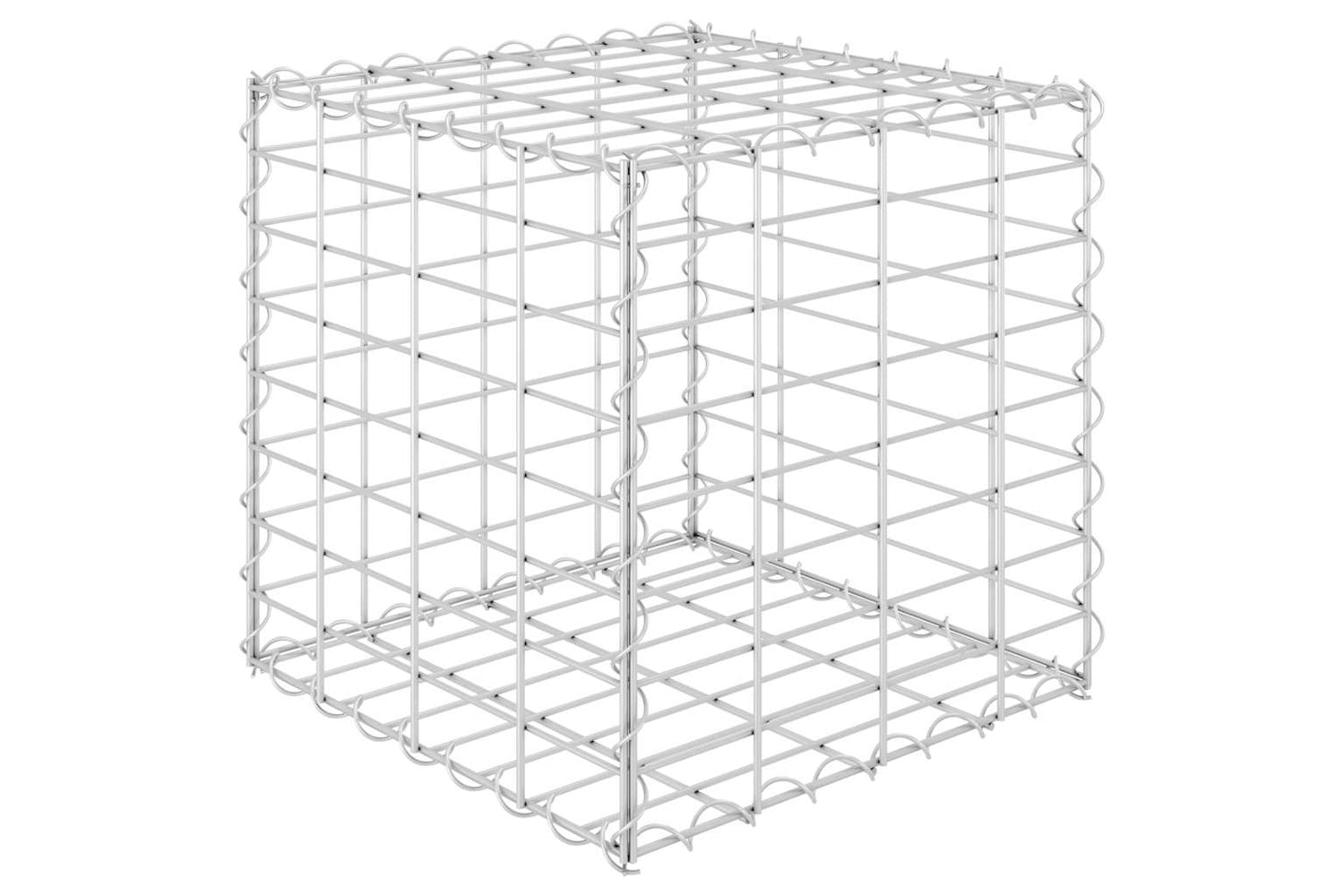 vidaXL 145649 Cube Gabion Raised Bed Steel Wire 40x40x40cm