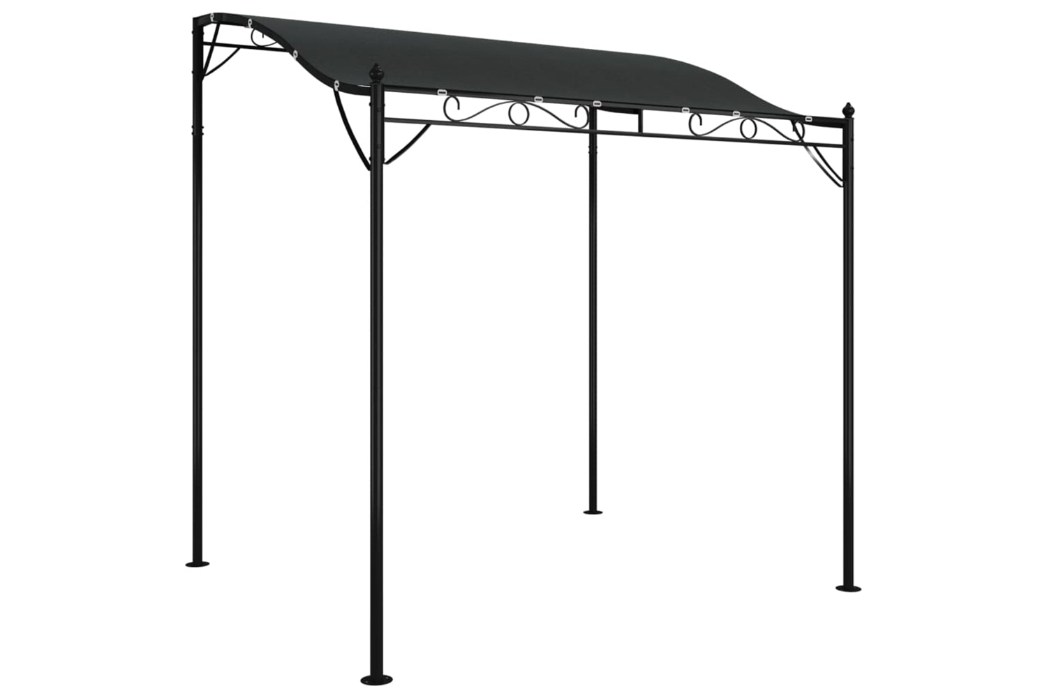 Vidaxl 362392 Canopy Anthracite 2x2.3 M 180 G/mâ² Fabric And Steel