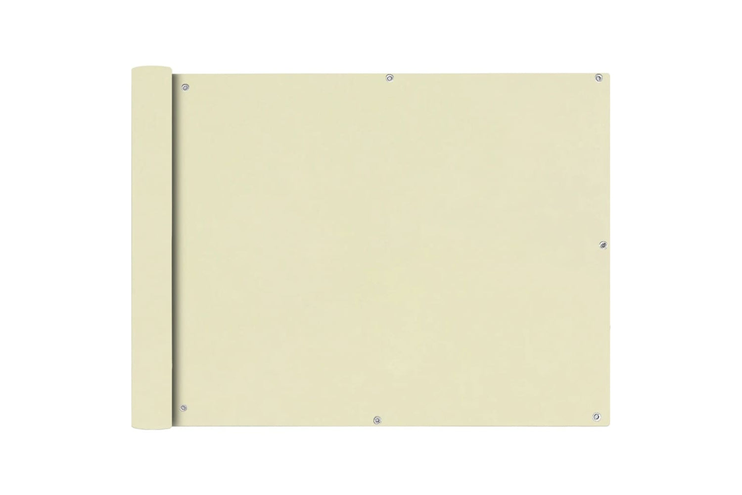 vidaXL 42338 Balcony Screen Oxford Fabric 90x400cm Cream