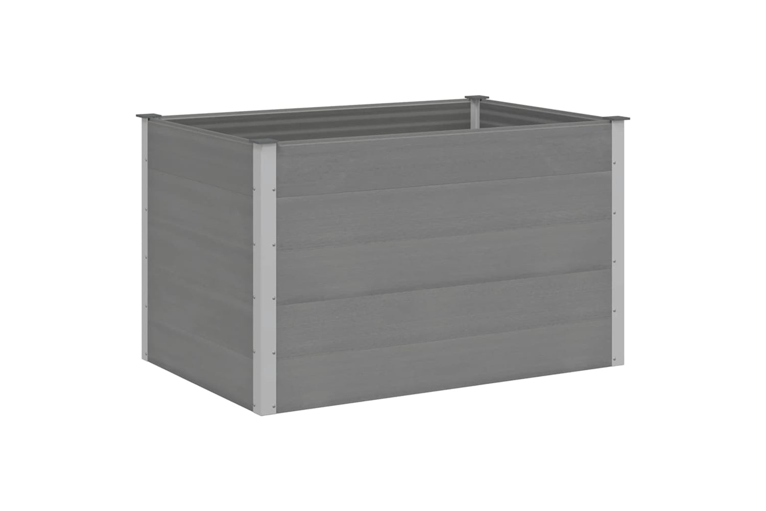 vidaXL 43610 Garden Raised Bed Wpc 150x100x91cm Grey