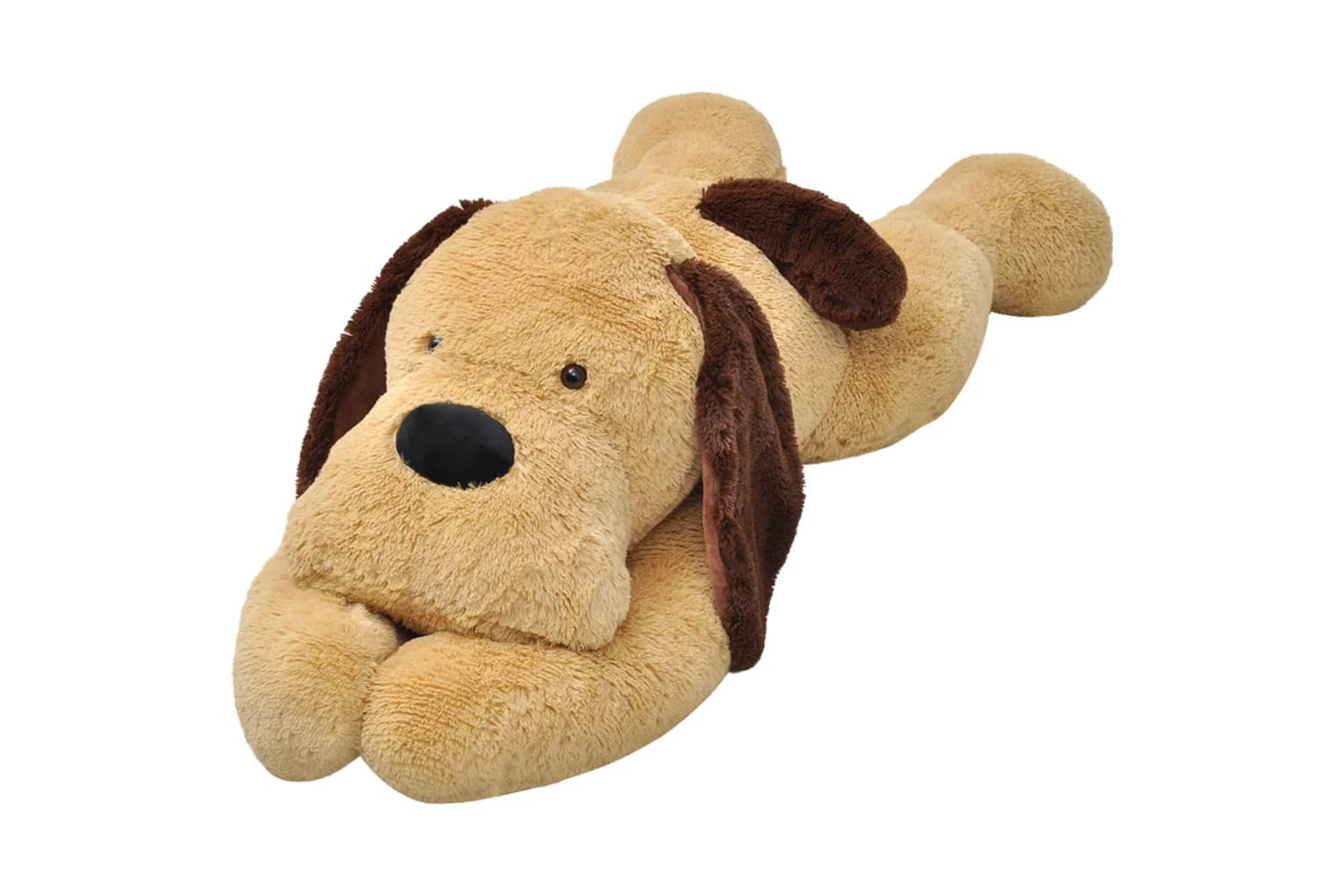 vidaXL 80144 Dog Cuddly Toy Plush Brown 160cm