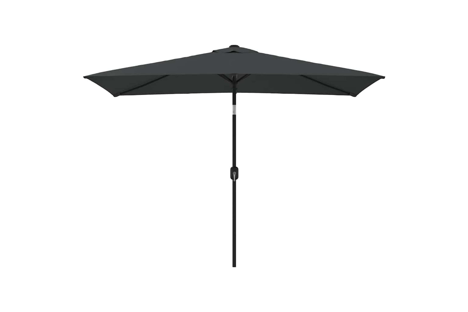 Vidaxl Garden Parasol With Metal Pole 300x200 Cm Anthracite