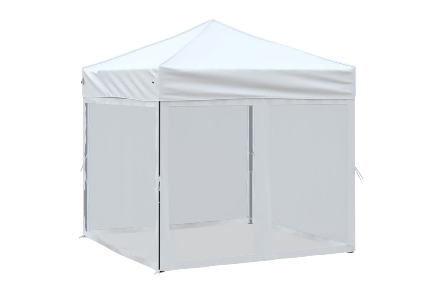 Vidaxl 93510 Folding Party Tent With Sidewalls White 2x2 M