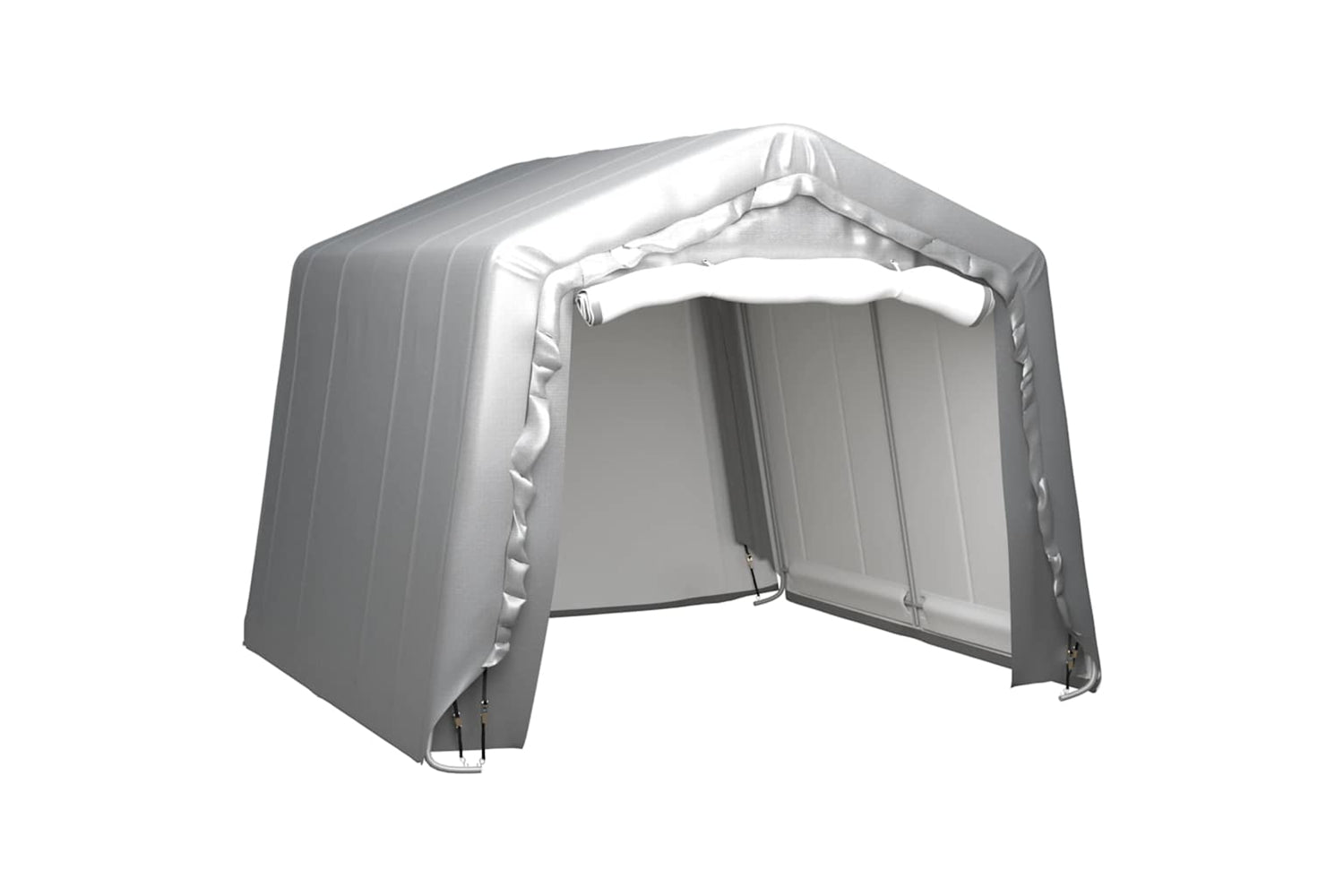vidaXL 3079587 Storage Tent 300x300cm Steel Grey