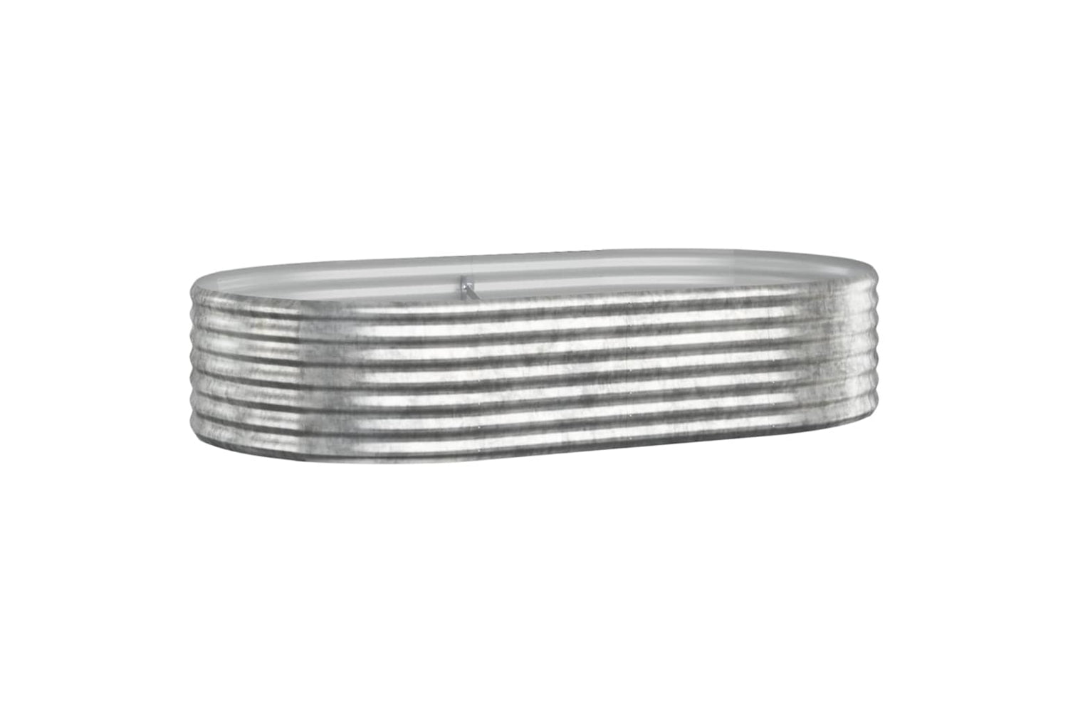 vidaXL 318992 Garden Raised Bed Powder-coated Steel 175x100x36cm Silver
