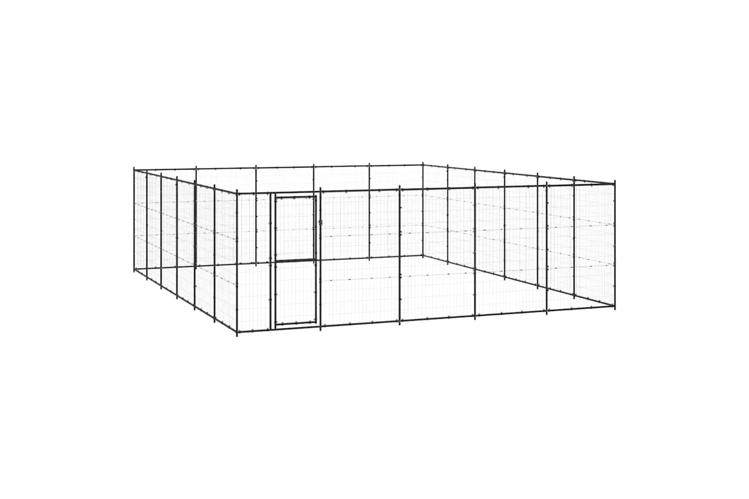Vidaxl 3082324 Outdoor Dog Kennel Steel 36.3 M2
