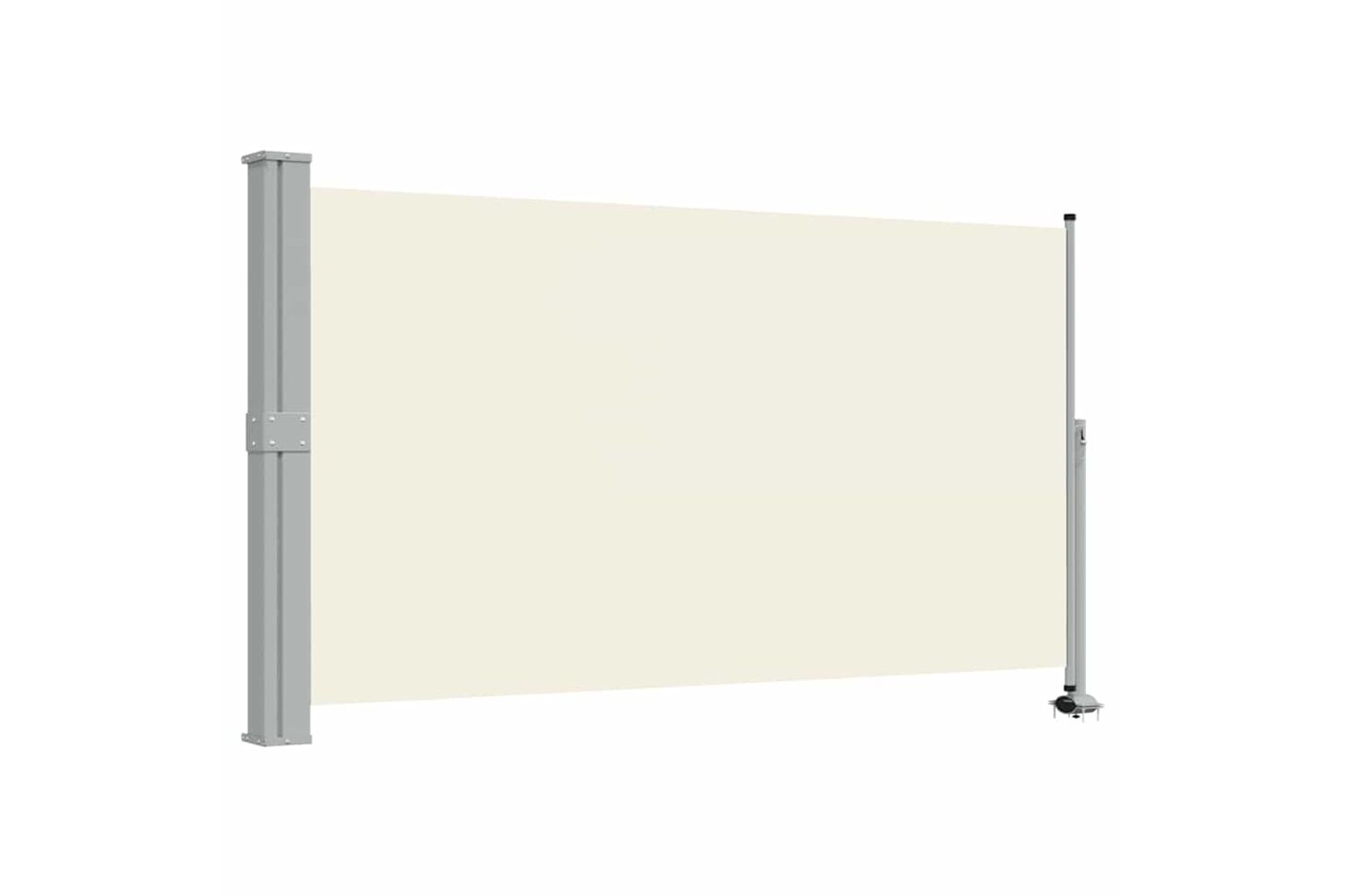 vidaXL Patio Retractable Side Awning 140 X 300cm Cream
