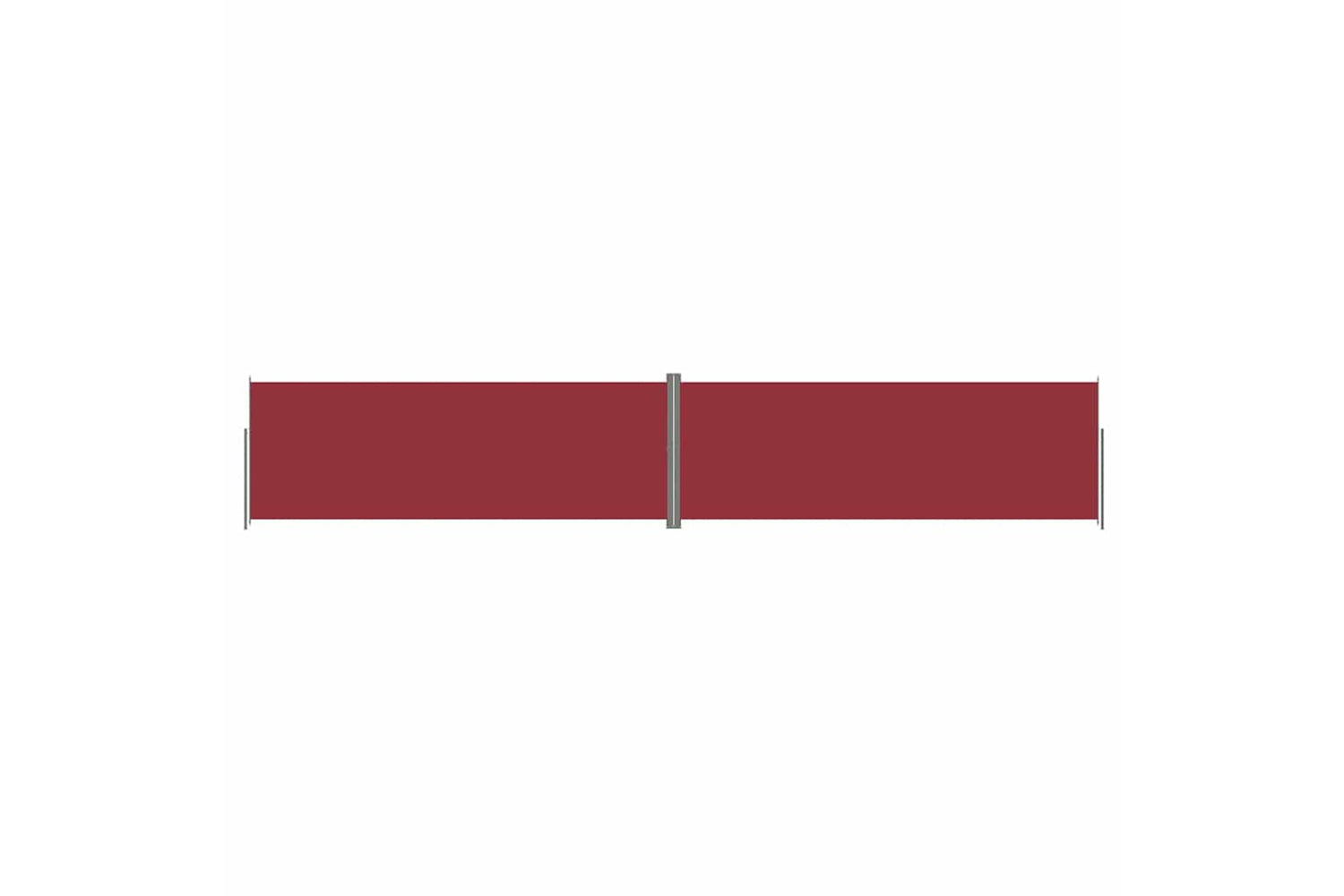 vidaXL 318089 Retractable Side Awning Red 220x1200cm