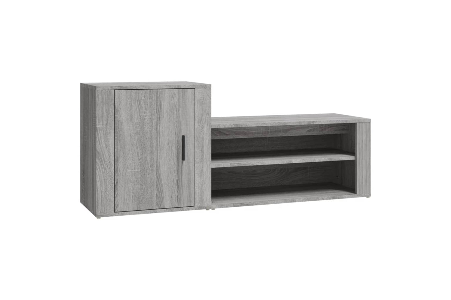 vidaXL 816750 Shoe Cabinet Grey Sonoma 130x35x54cm Engineered Wood