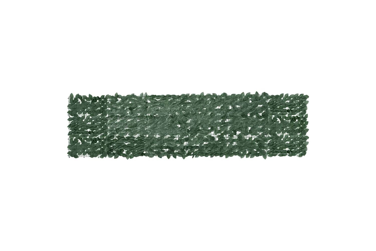 vidaXL 315483 Balcony Screen With Dark Green Leaves 300x75cm