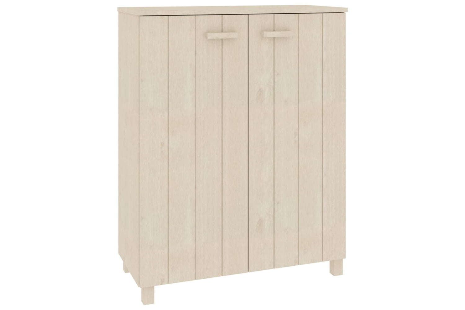 vidaXL Shoe Cabinet Hamar Honey Brown 85x40x108cm Solid Wood Pine