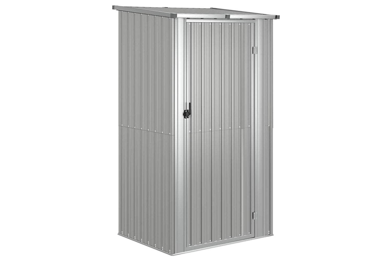 vidaXL 150900 Garden Shed Grey 118.5x97x209.5cm Galvanised Steel