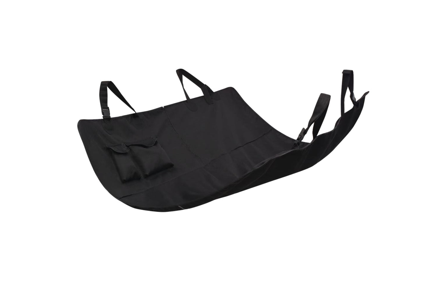 vidaXL 170473 Pet Rear Car Seat Cover 148x142cm Black