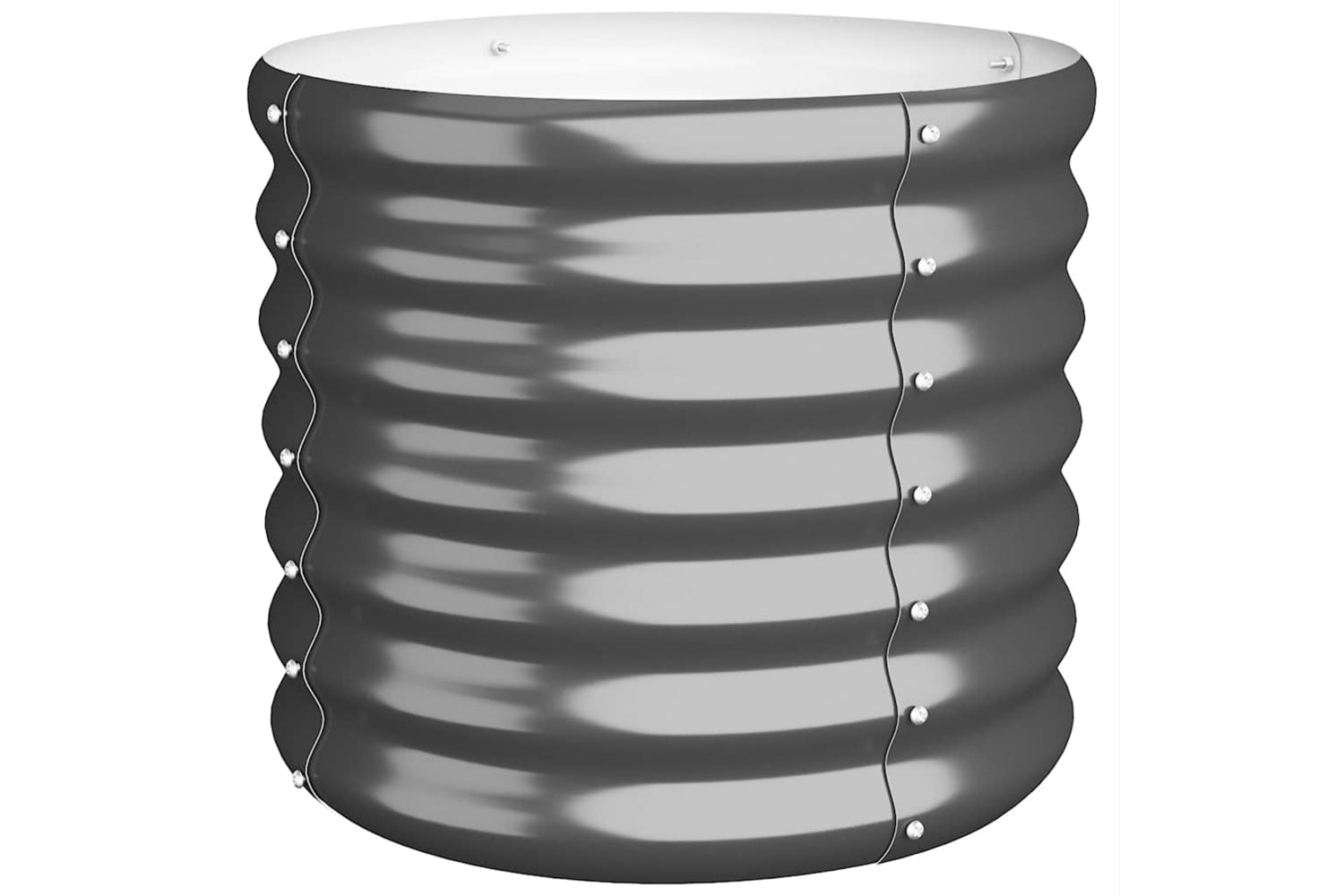 vidaXL 318846 Garden Planter Powder-coated Steel 40x40x36cm Anthracite
