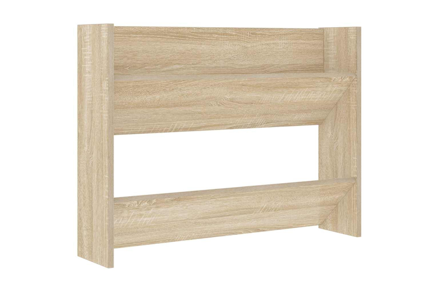 vidaXL 806747 Wall Shoe Cabinet Sonoma Oak 80x18x60cm Engineered Wood