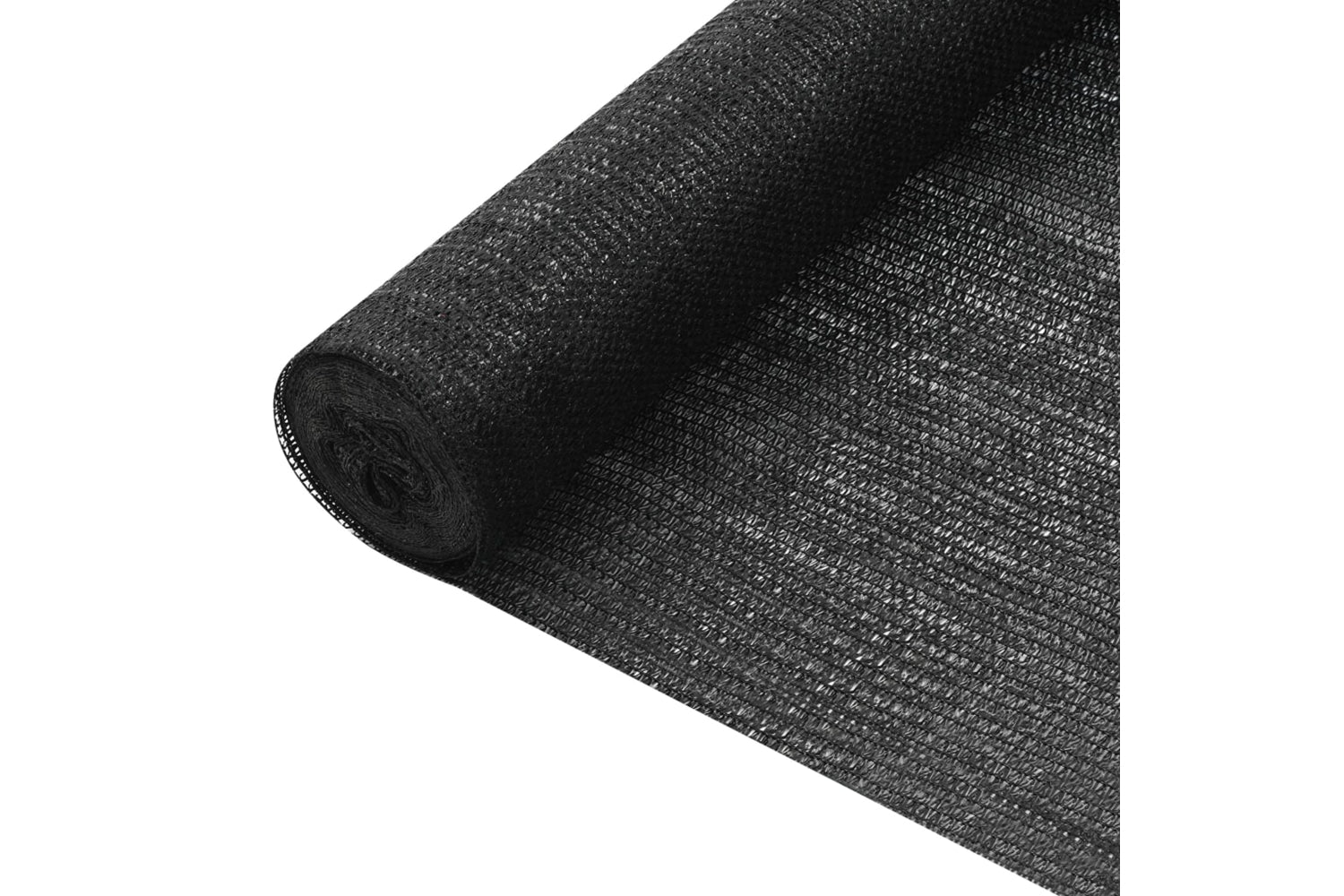 Vidaxl 149333 Privacy Net Black 3.6x25 M Hdpe 75 G/mâ²