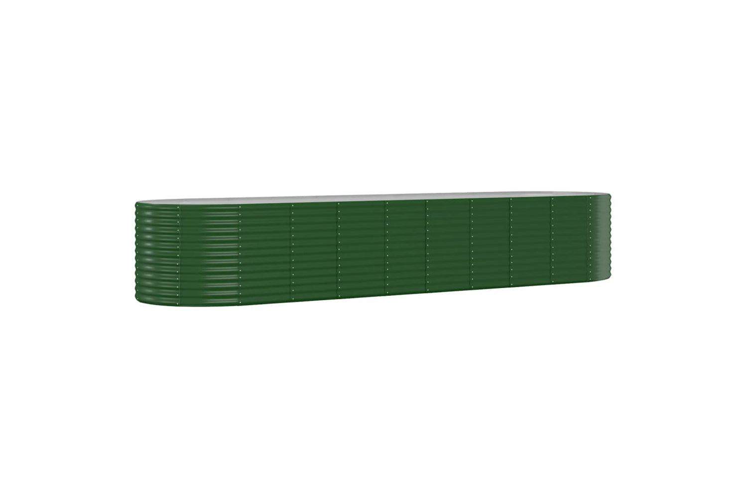 vidaXL 319073 Garden Raised Bed Powder-coated Steel 396x100x68cm Green