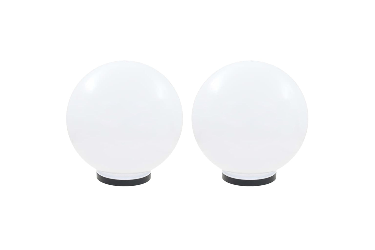vidaXL 50657 Led Bowl Lamps 2 Pcs Spherical 40cm Pmma