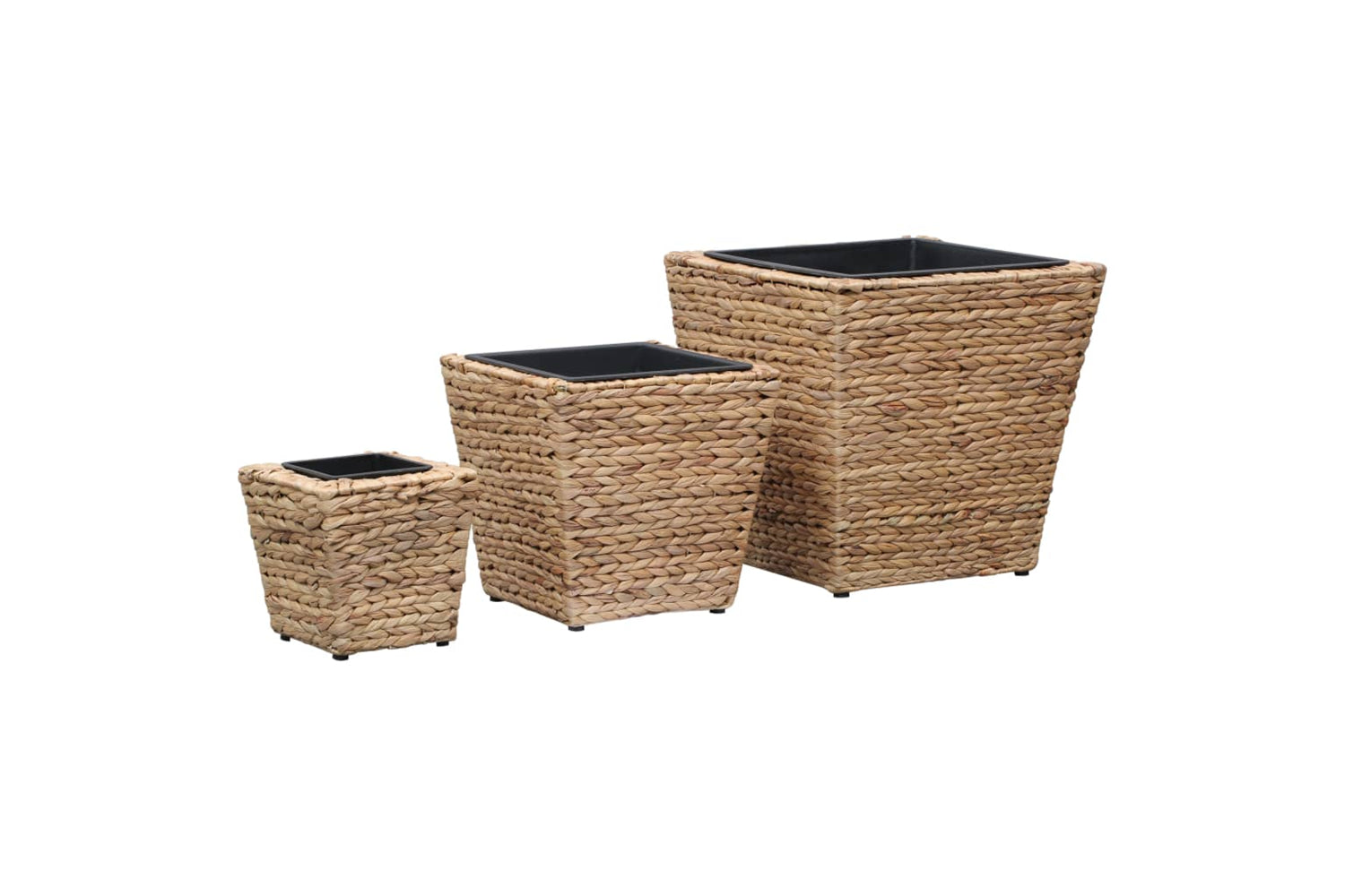 Vidaxl Raised Beds 3 Pcs Water Hyacinth