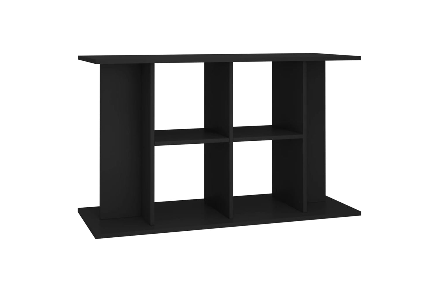 vidaXL 833584 Aquarium Stand Black 100x40x60cm Engineered Wood