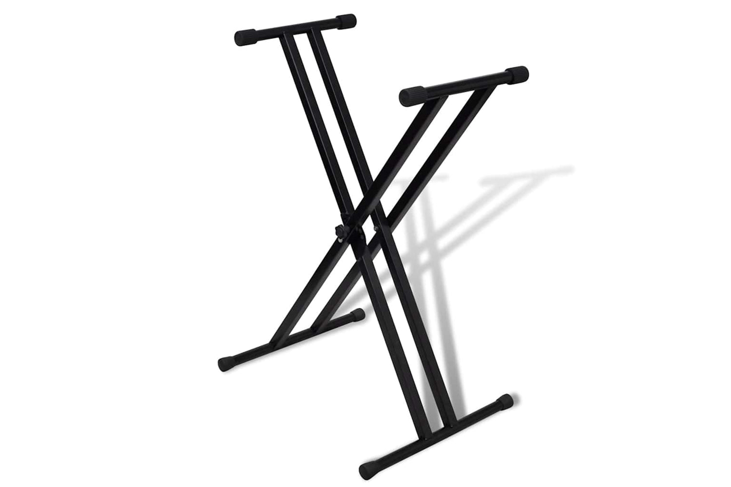 vidaXL 70030 Adjustable Double Braced Keyboard Stand X-frame