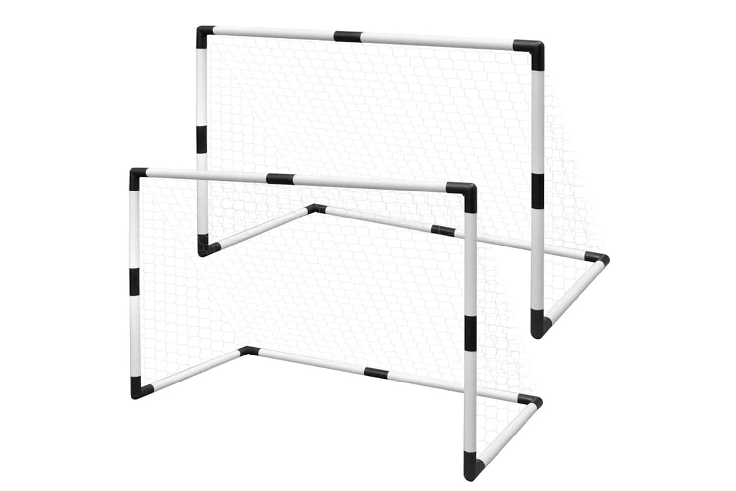 Vidaxl Mini Soccer Goals Post Net 2 Pcs For Kids 91.5 X 48 X 61 Cm-2