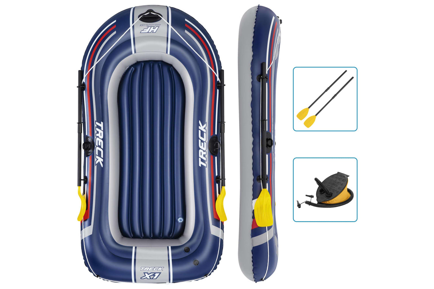 Bestway 93311 Hydro-force Inflatable Boat With Pump And Oars-2