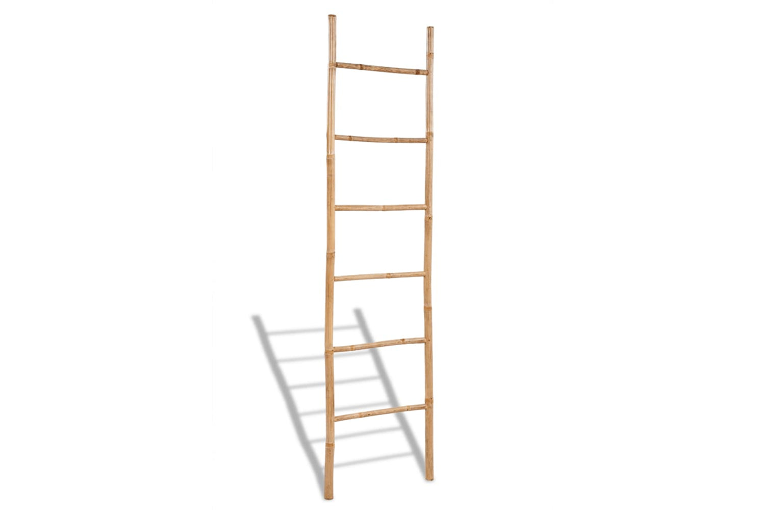 Vidaxl 41496 Bamboo Towel Ladder With 6 Rungs