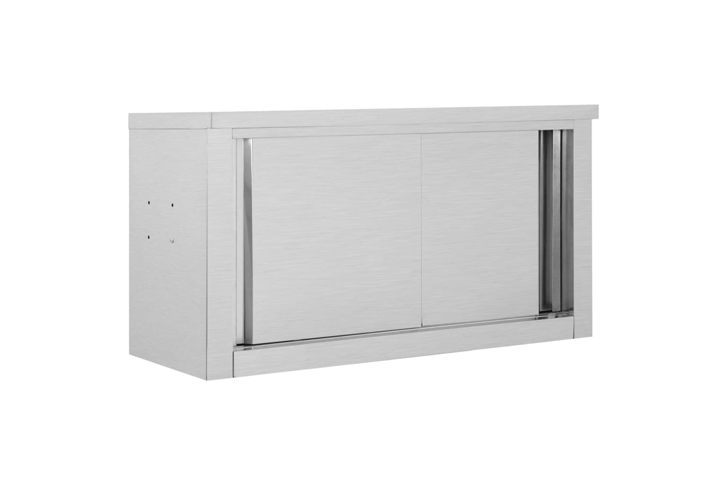 vidaXL 51052 Kitchen Wall Cabinet With Sliding Doors 90x40x50cm Stainless Steel