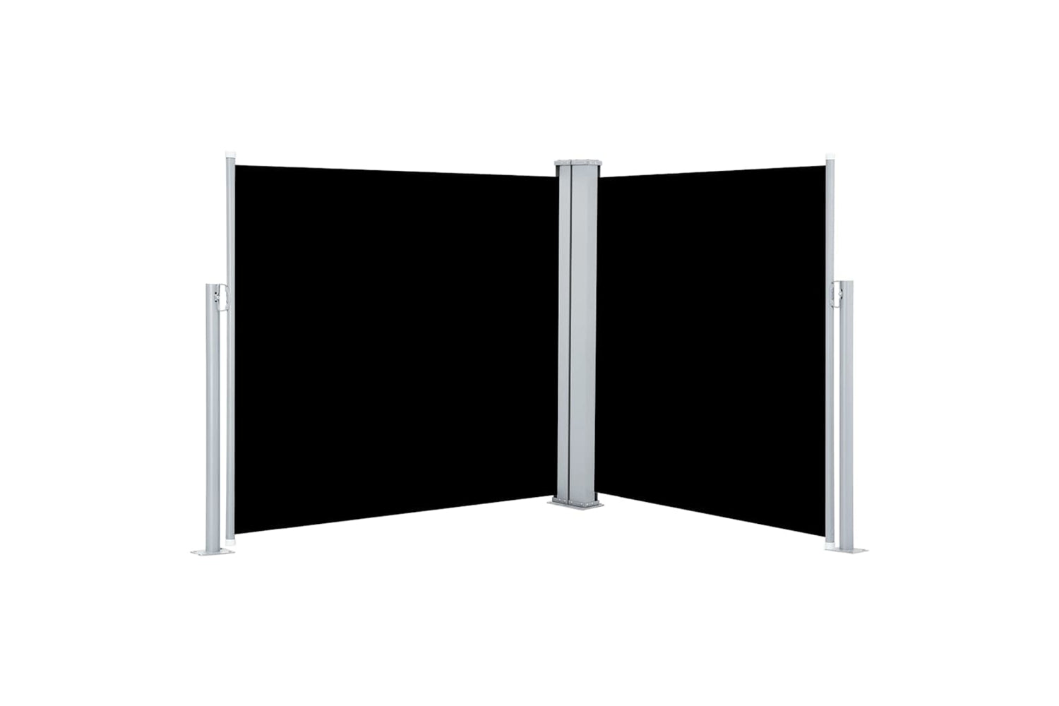 vidaXL 48442 Retractable Side Awning Black 100x600cm