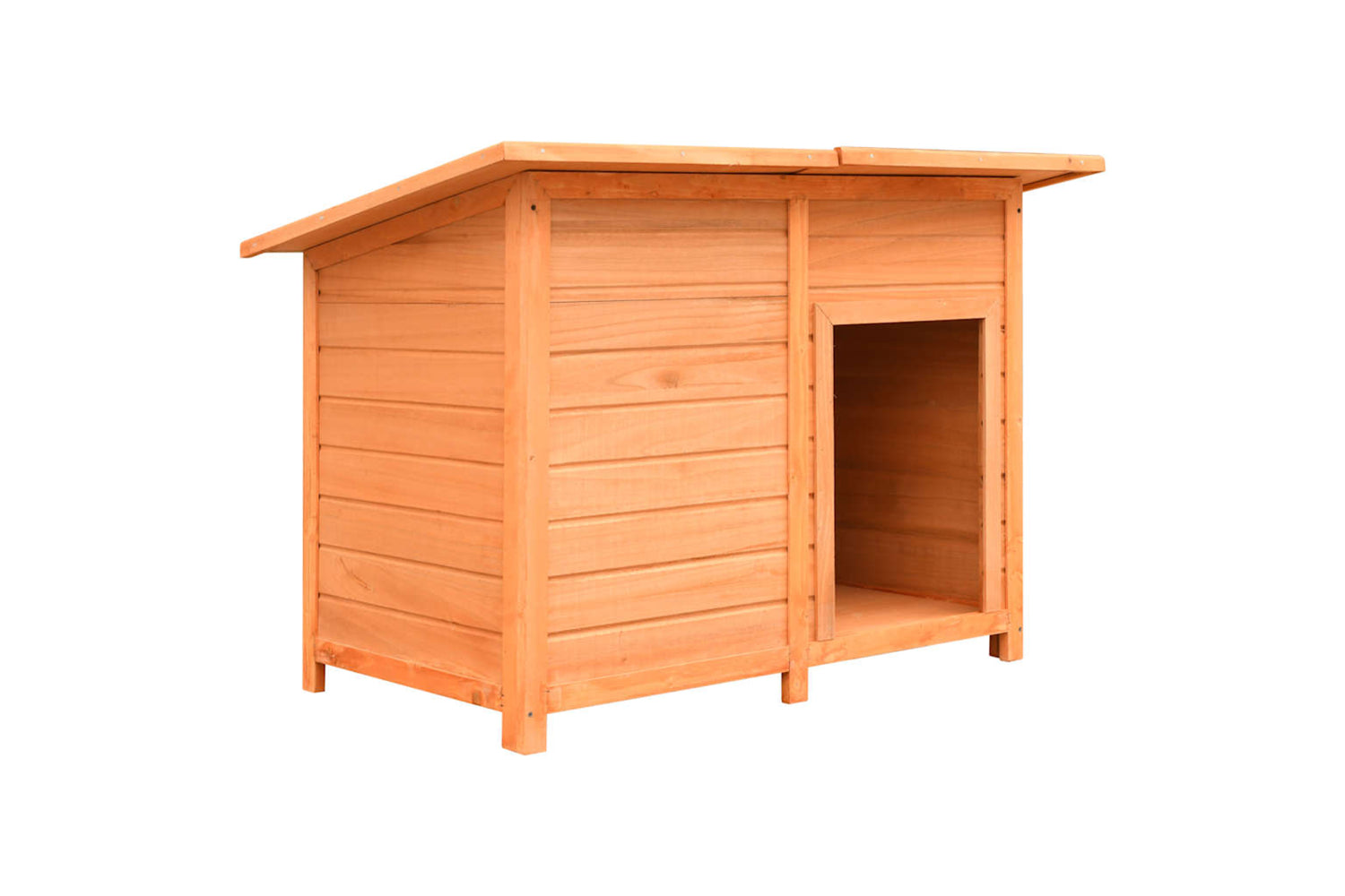 vidaXL 170641 Dog Cage Solid Pine & Fir Wood 120x77x86cm