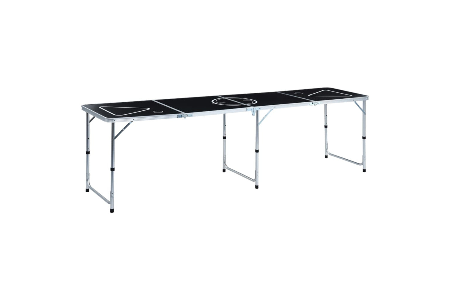 vidaXL 48188 Folding Beer Pong Table 240cm Black-2