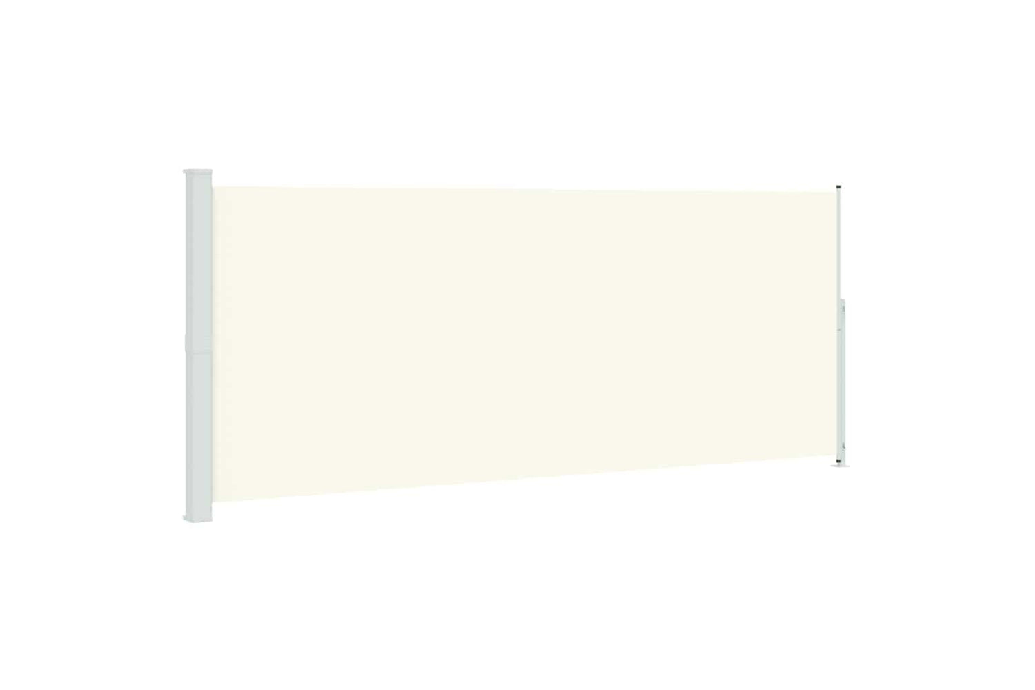 vidaXL 313418 Patio Retractable Side Awning 200x500cm Cream