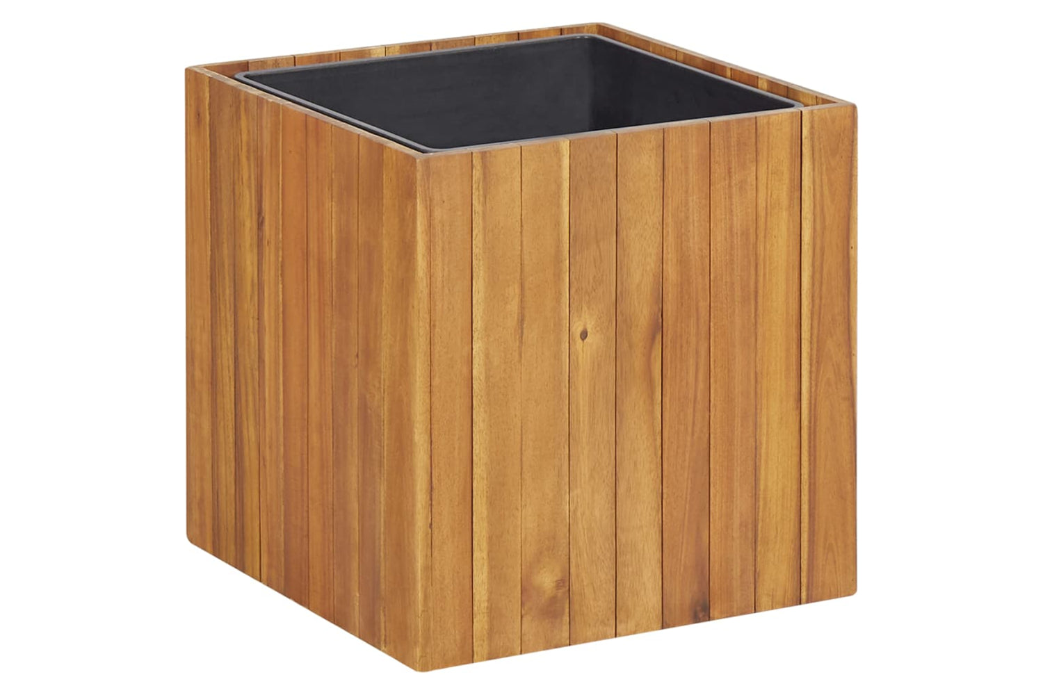 vidaXL 46569 Garden Raised Bed Pot 43.5x43.5x44cm Solid Acacia Wood