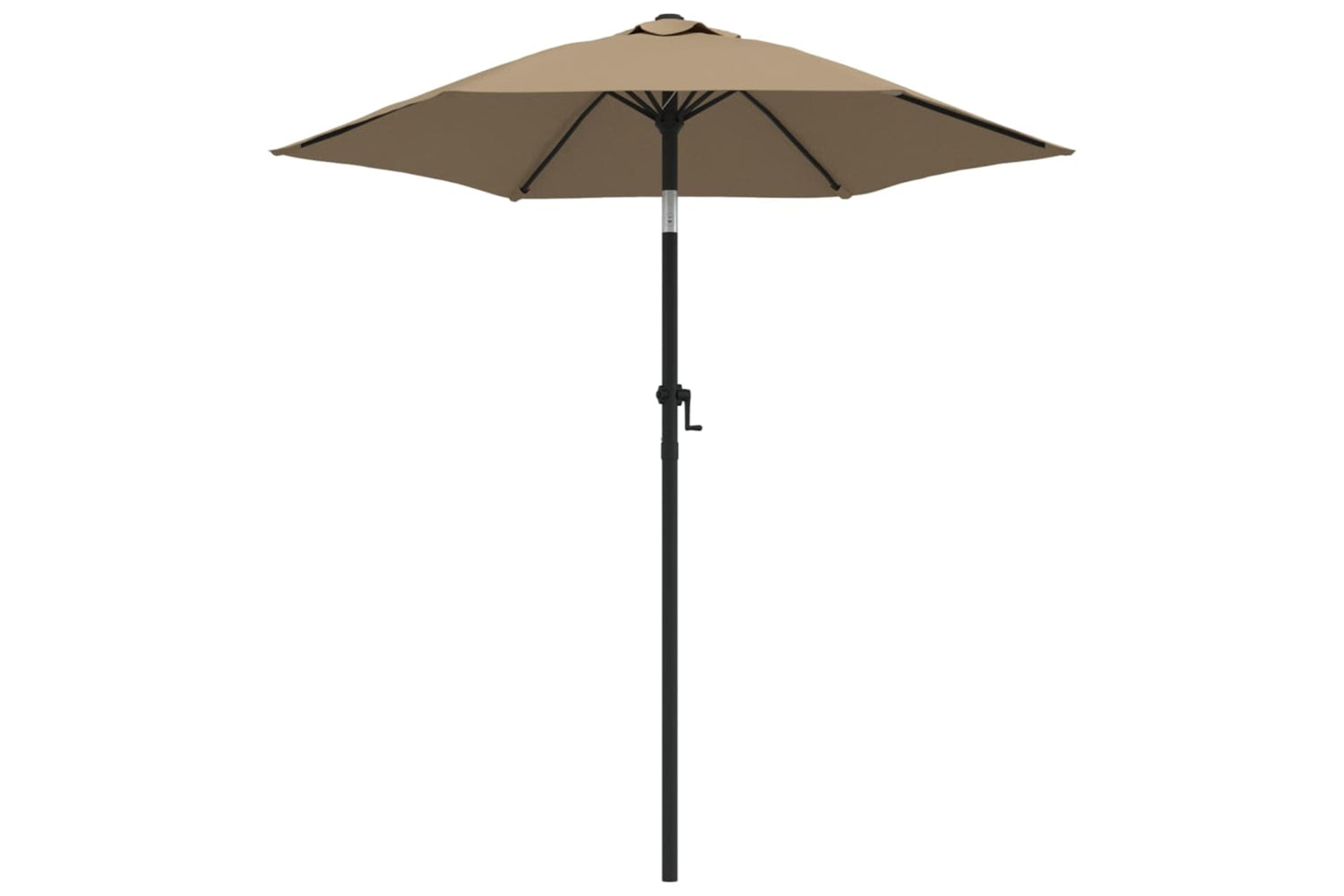 vidaXL 47207 Parasol Taupe 200x211cm Aluminium