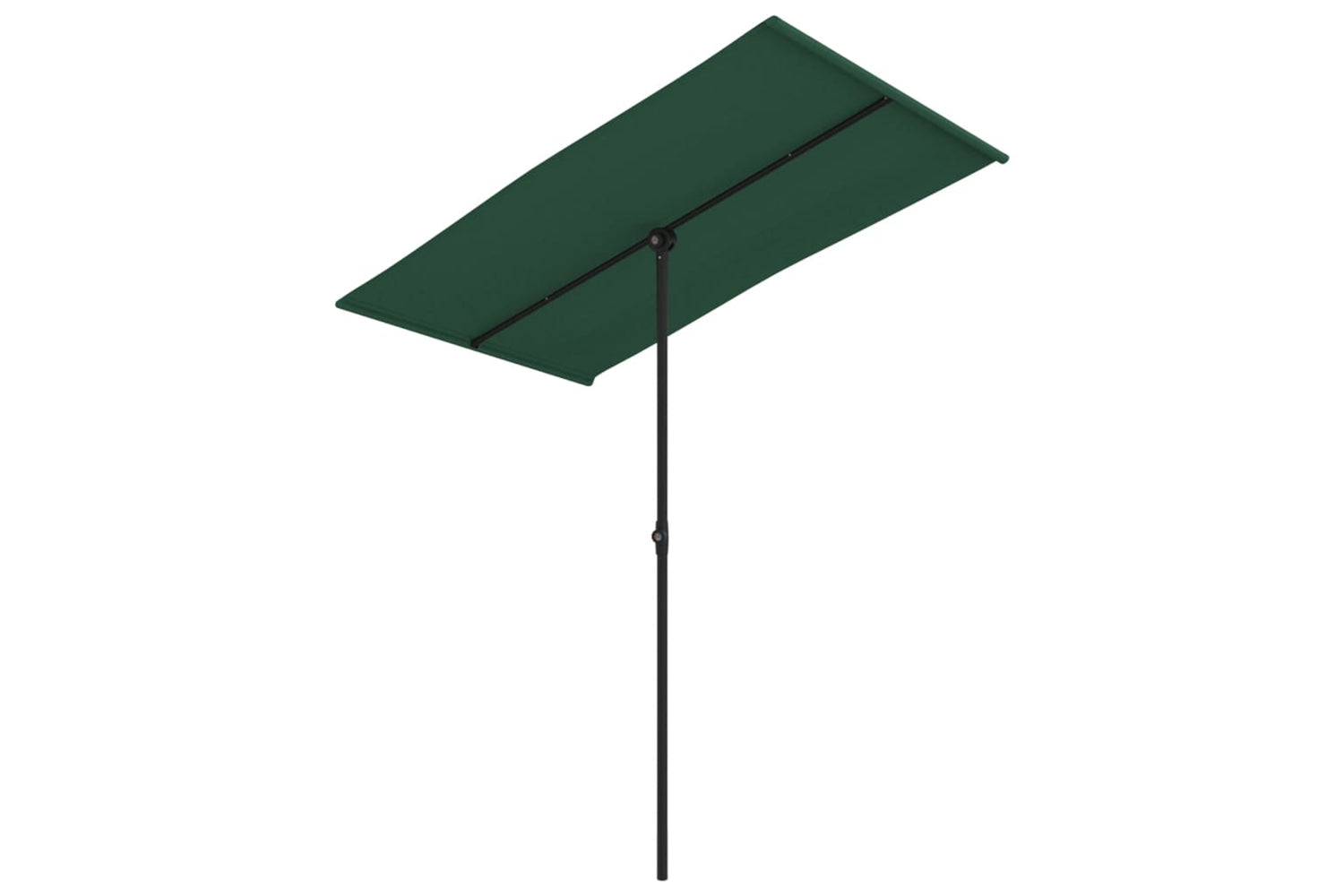 vidaXL 47328 Outdoor Parasol With Aluminium Pole 180x110cm Green