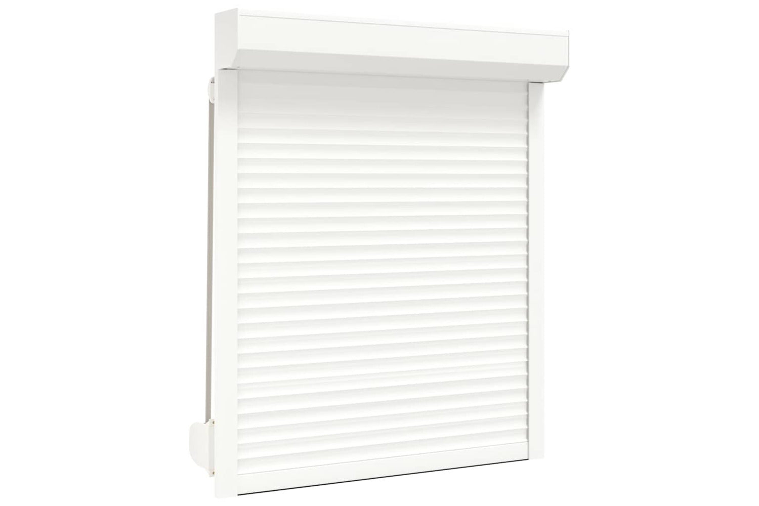 Vidaxl Roller Shutter Aluminium 100x130 Cm White-2