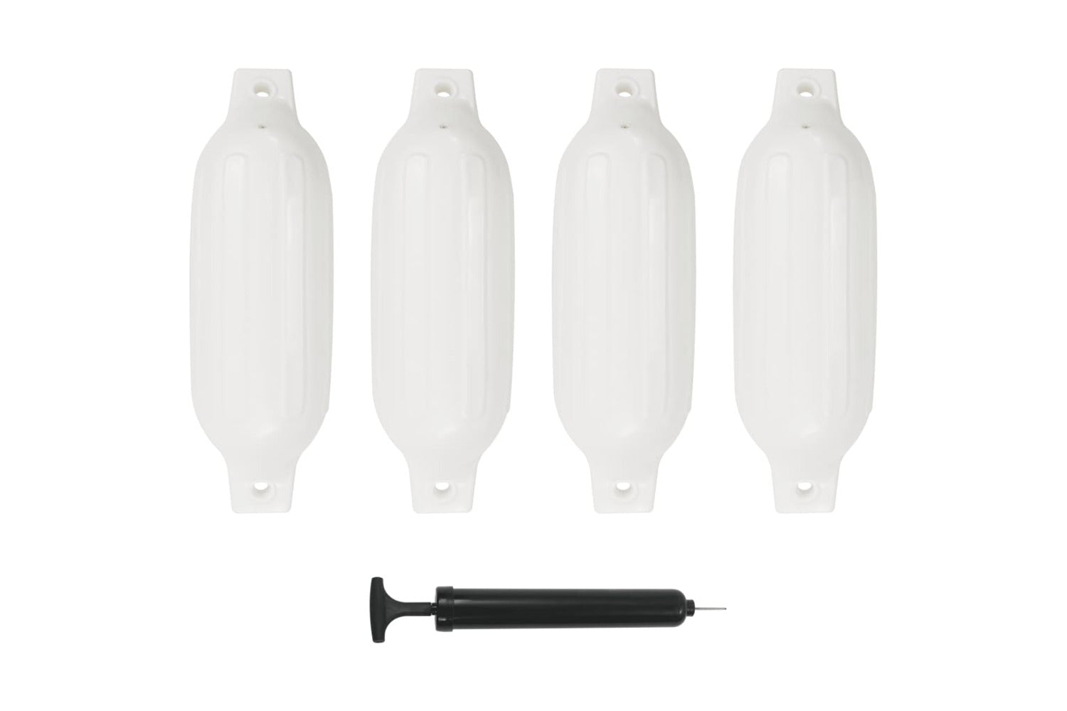 Vidaxl Boat Fenders 4 Pcs White 41x11.5 Cm Pvc-2