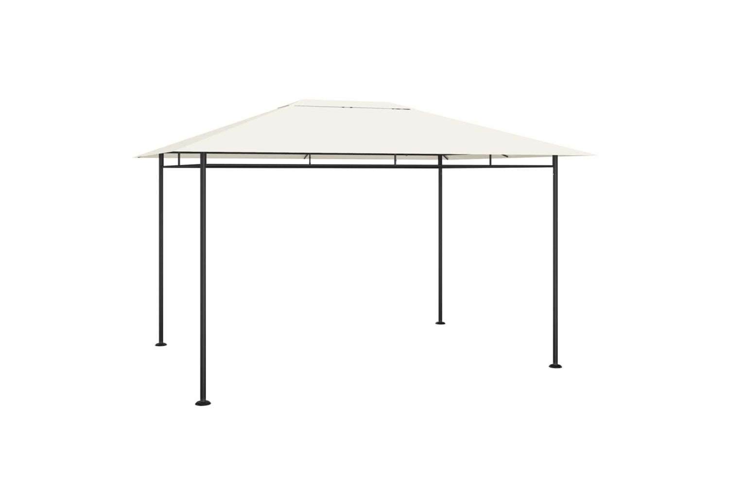 vidaXL 313921 Gazebo 384x281x270cm Cream 180 G/mÂ²